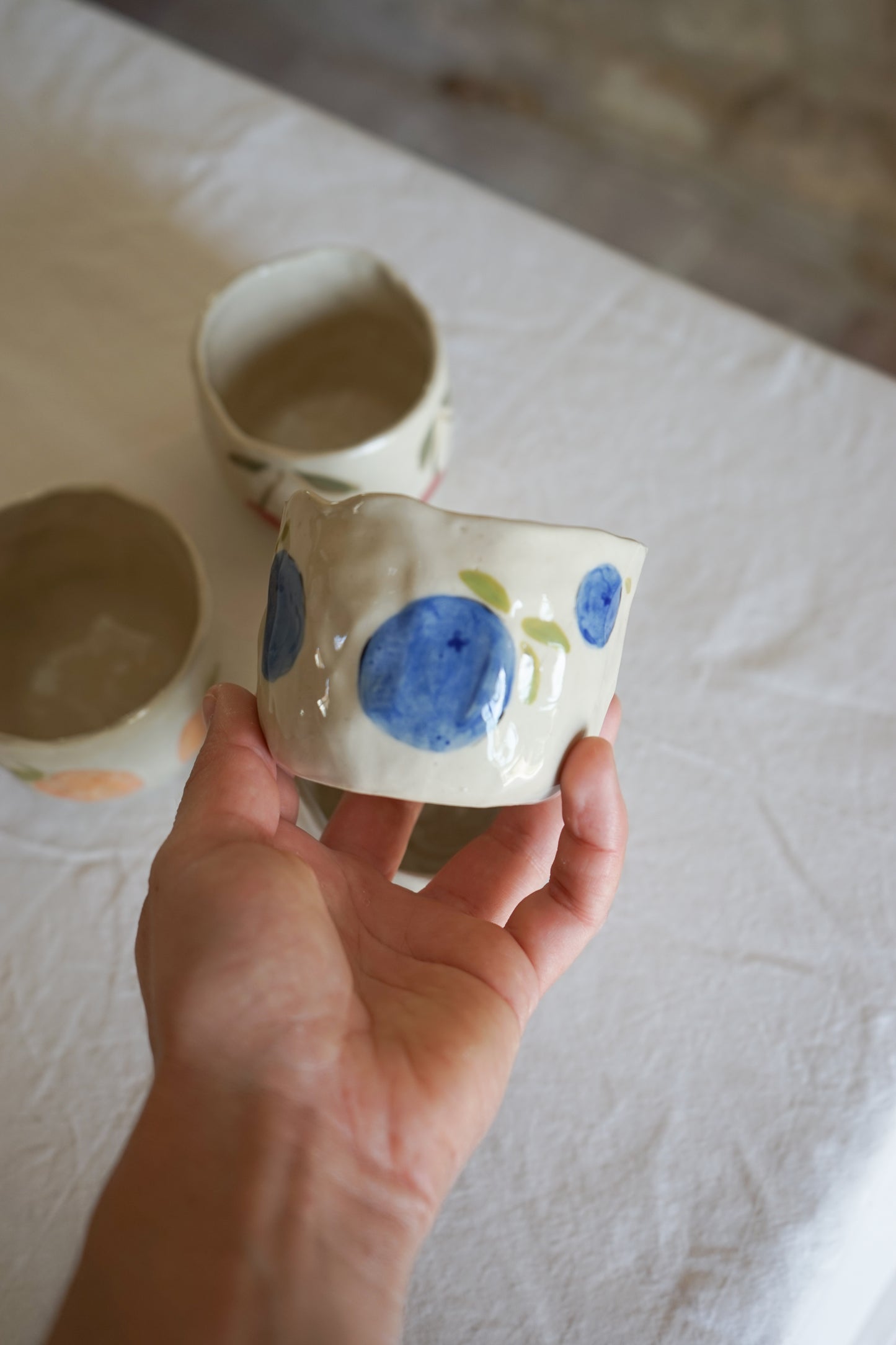 Tasse modelée fruit