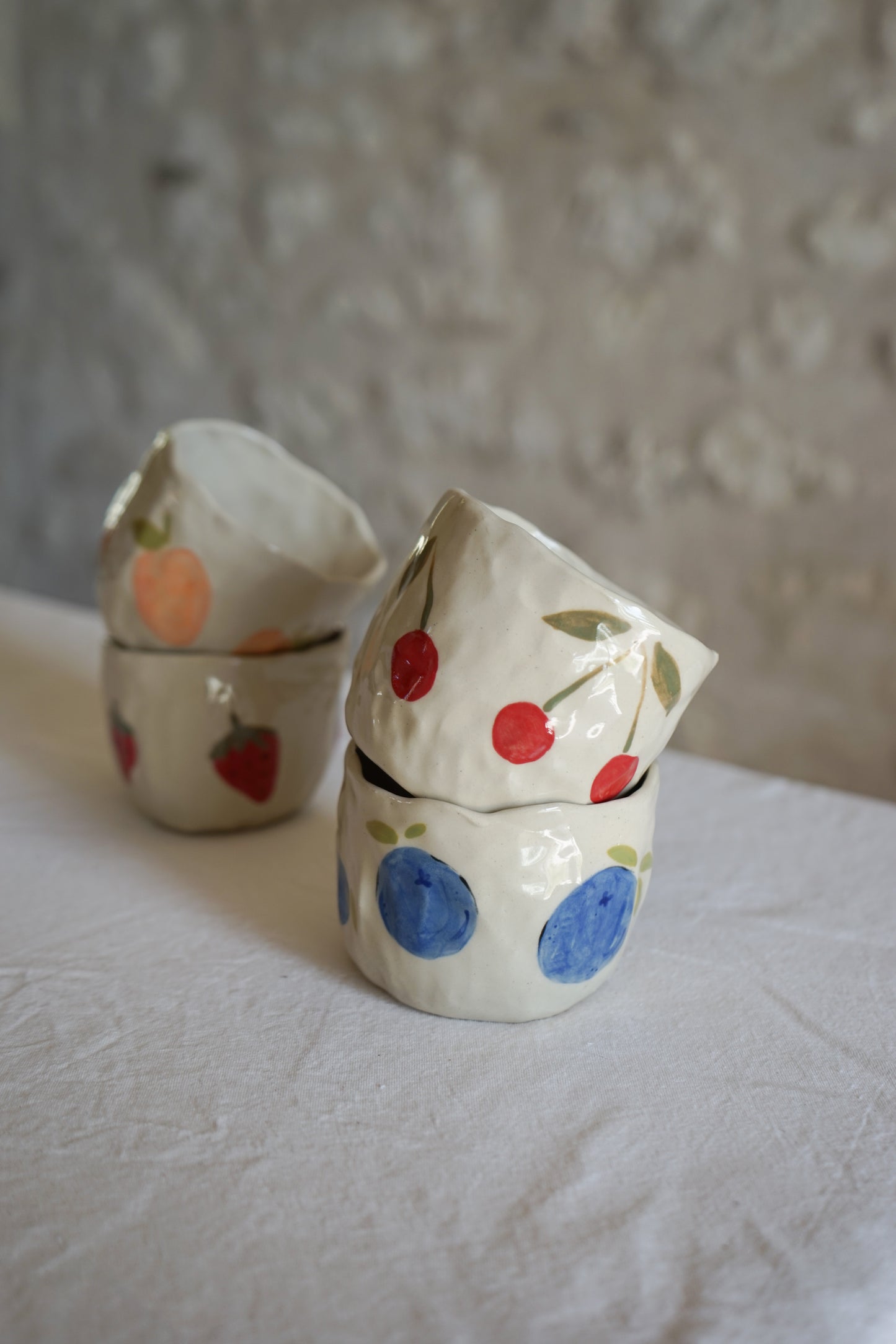 Tasse modelée fruit