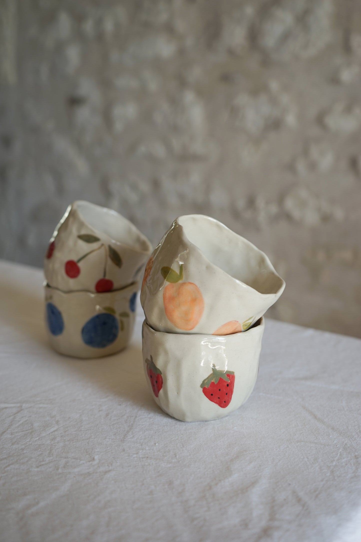 Tasse modelée fruit