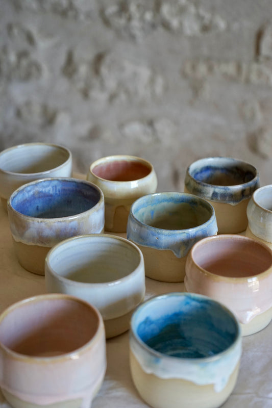 Tasse expresso colorée