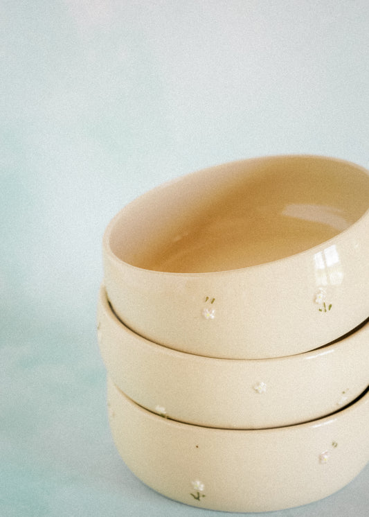 Bol creux - Margeurites 3D