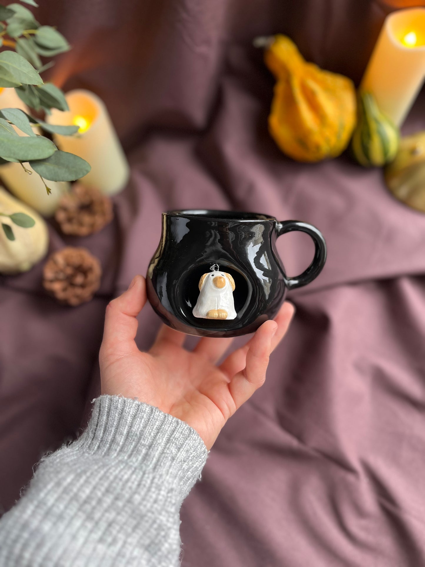 Mug chaudron et son animal 3D