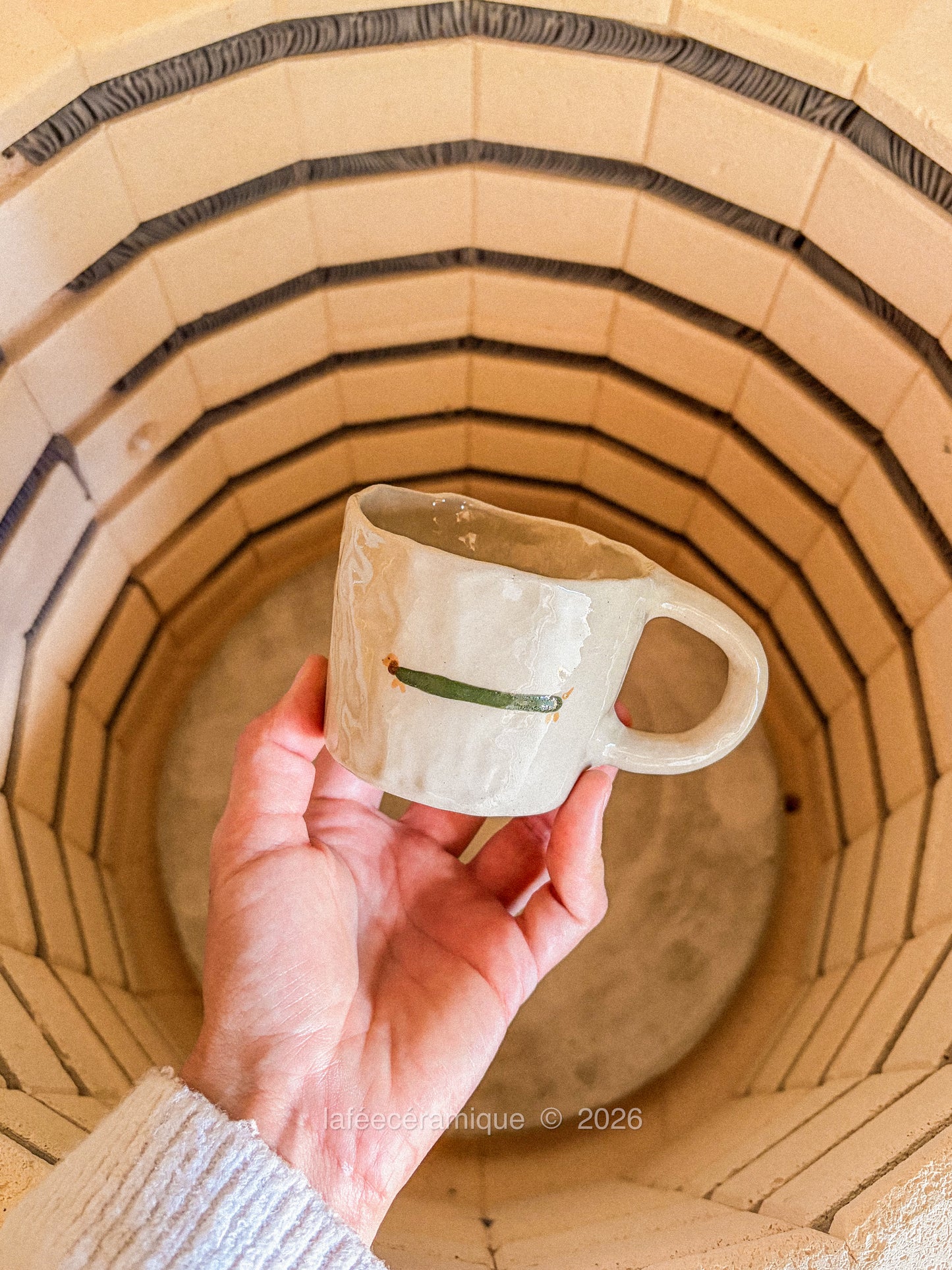 Tasse teckel vert