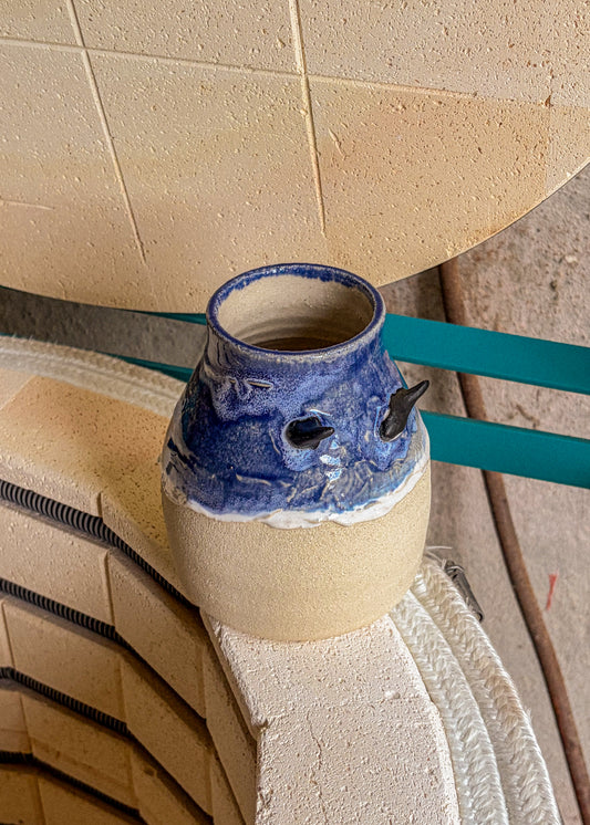 Vase Bleu marine – Orques