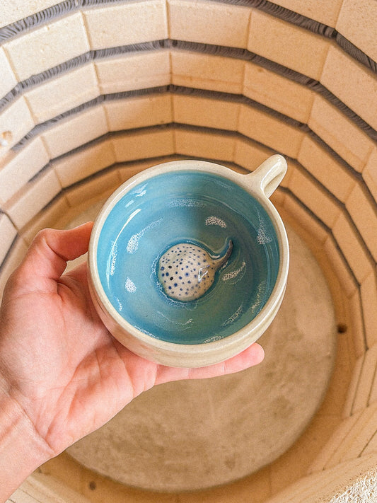 Tasse Océan - Raie léopard