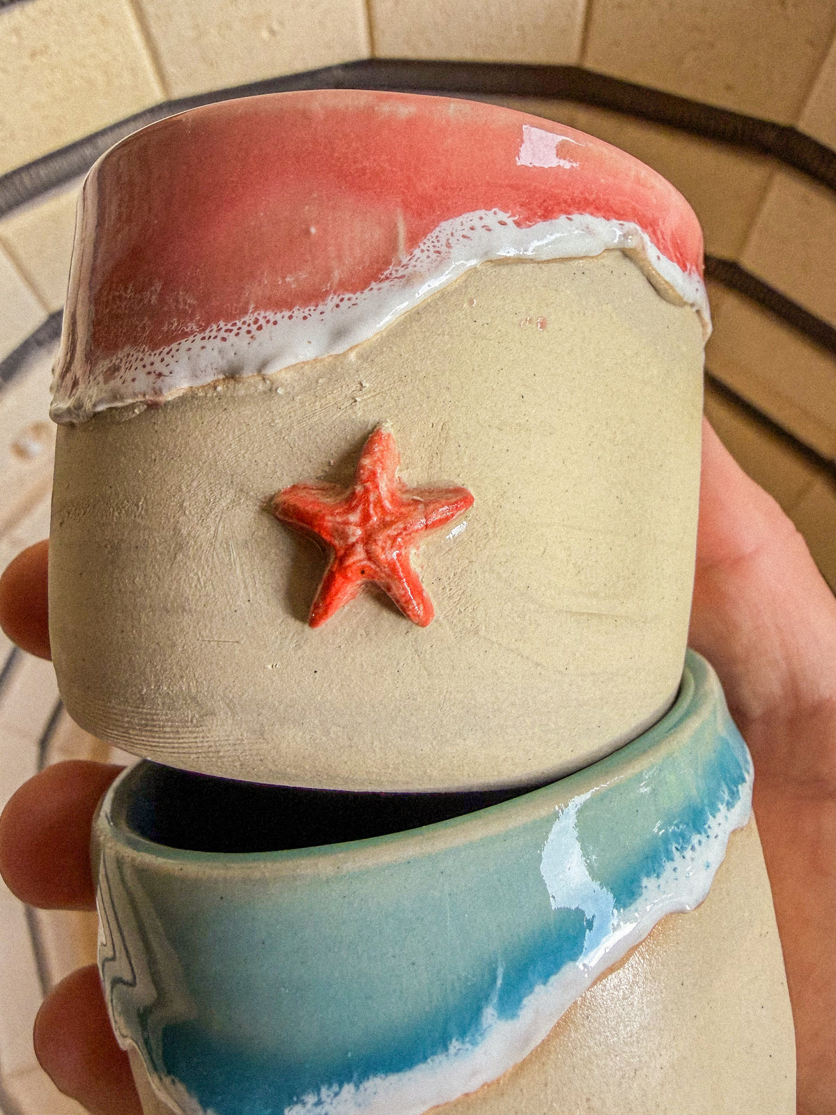 Tasse expresso Océan Rose