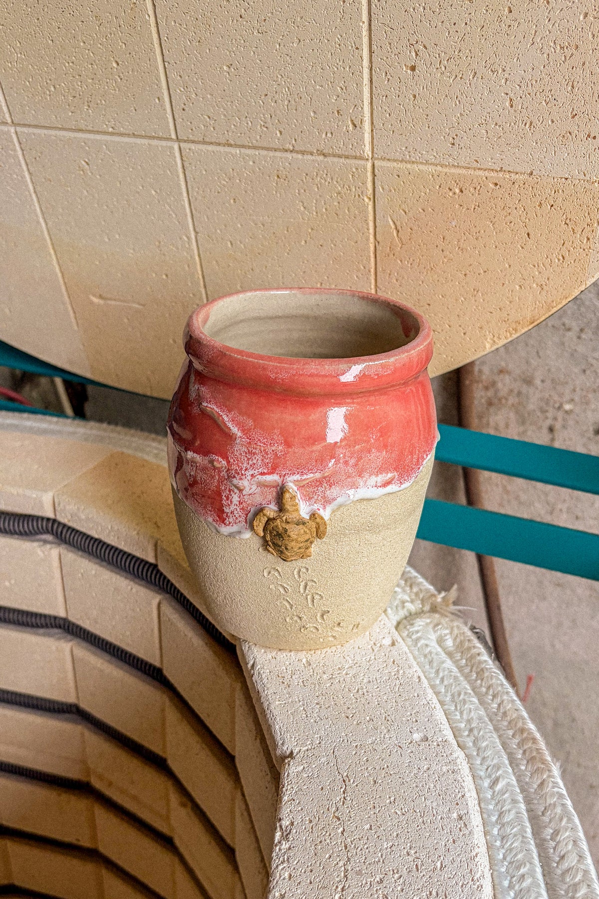 Vase Rose – Tortue