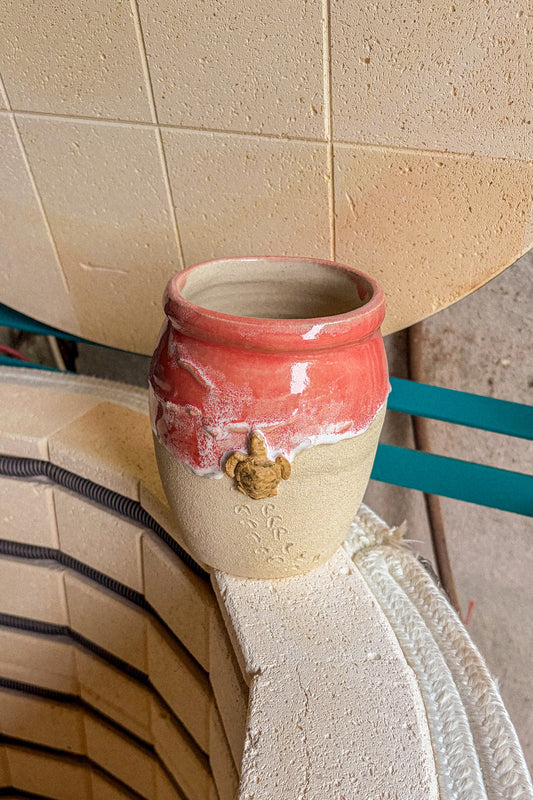 Vase Rose – Tortue