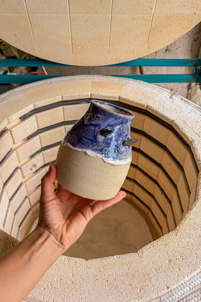 Vase Bleu marine – Orques
