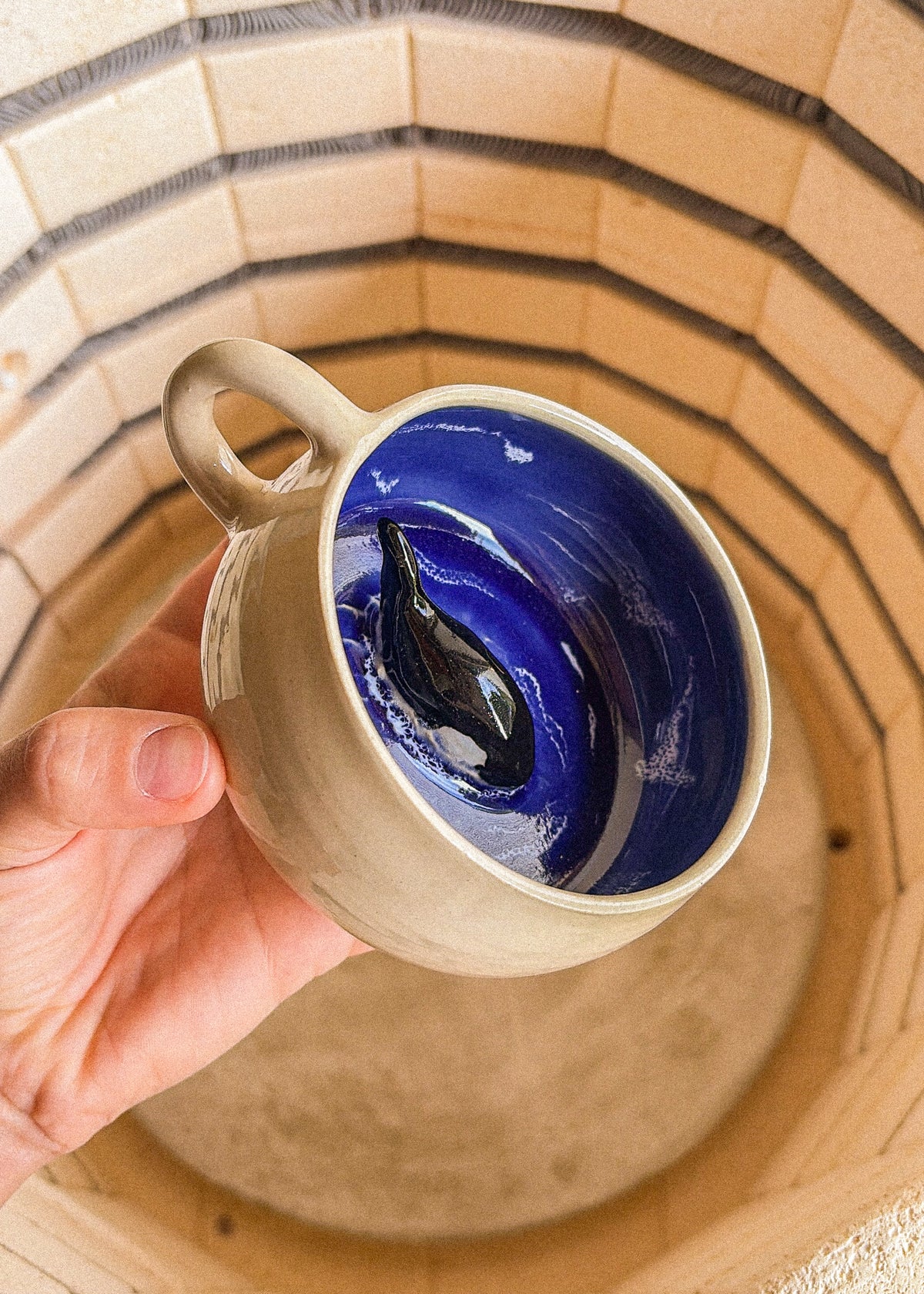 Tasse Océan bleu marine - Orque