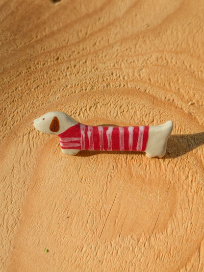 Broche teckel