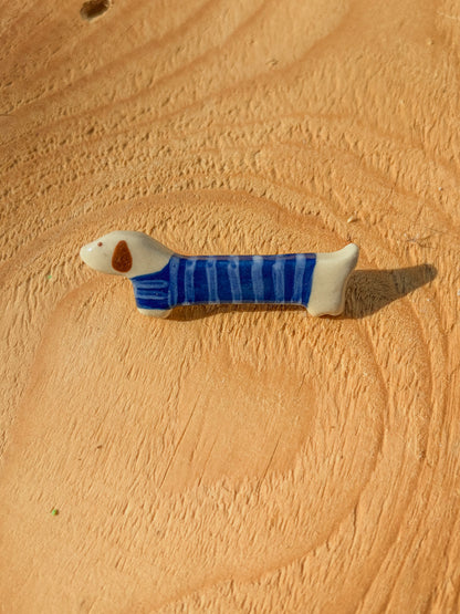 Broche teckel