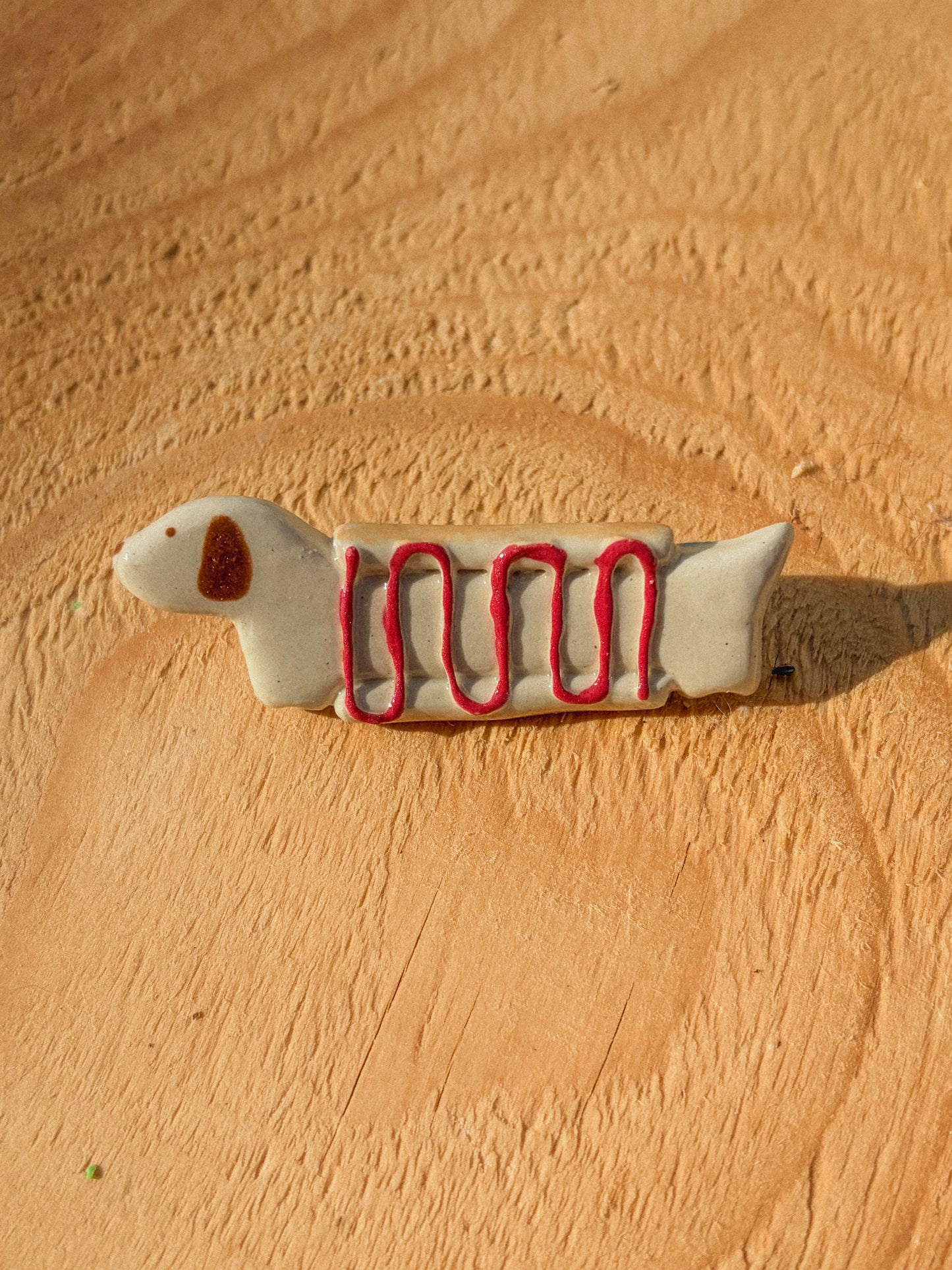 Broche teckel