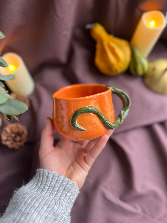 Tasse citrouille modelée