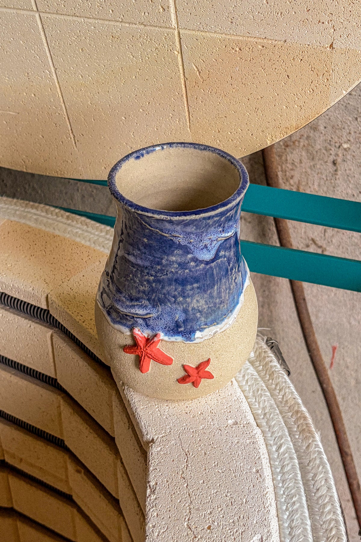 Vase Bleu marine – Étoiles de mer