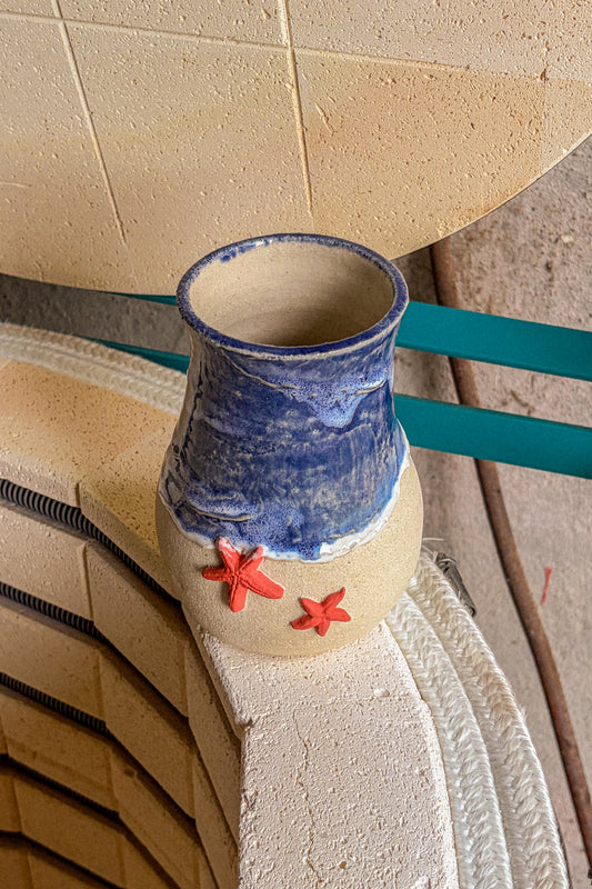 Vase Bleu marine – Étoiles de mer