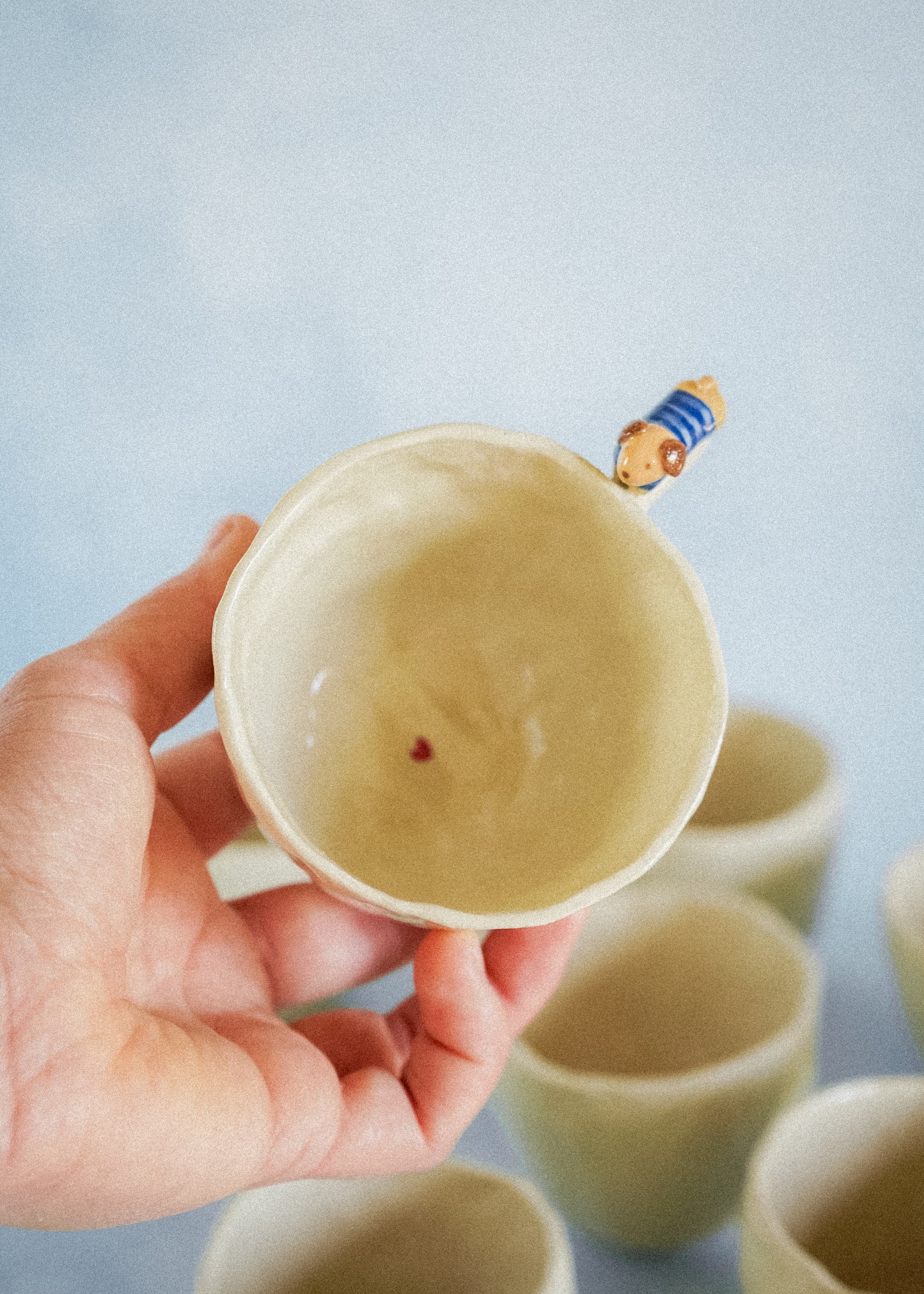 Tasse modelée - Teckel et son pull marin