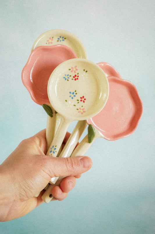 Grande cuillère - Fleurie