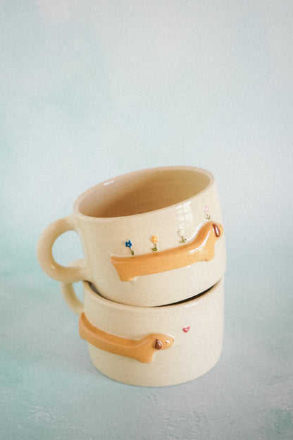 Tasse - Teckel printanier