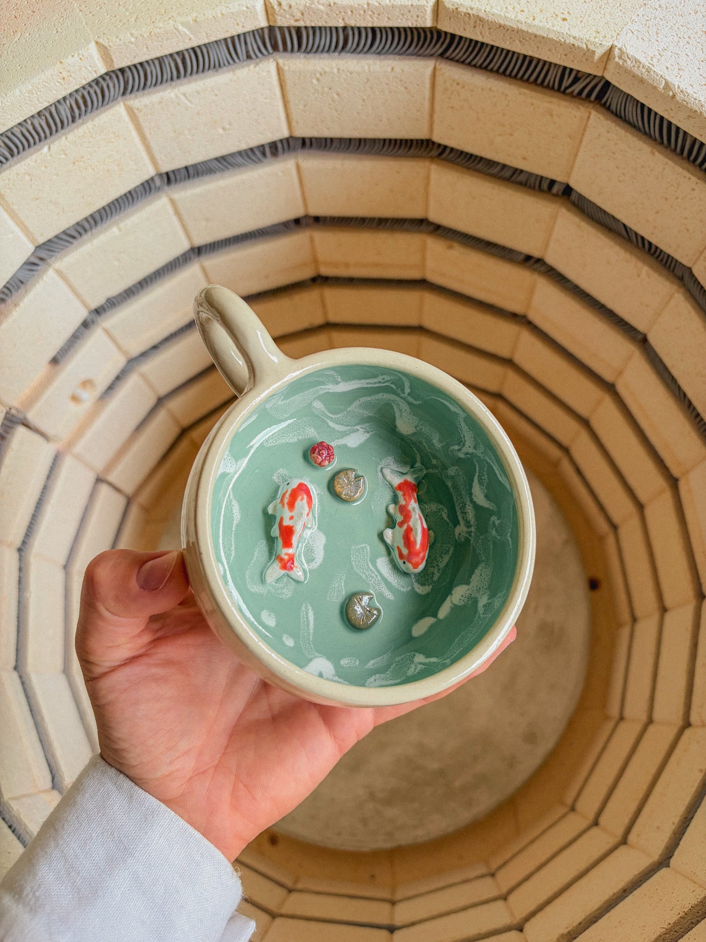 Tasse Lac - Duo de Carpes Koi