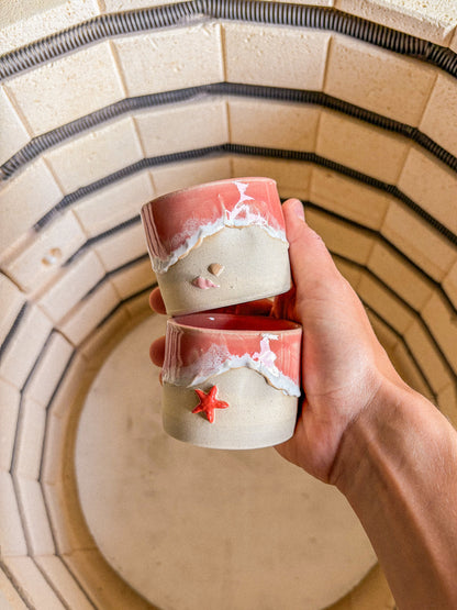 Tasse expresso Océan Rose