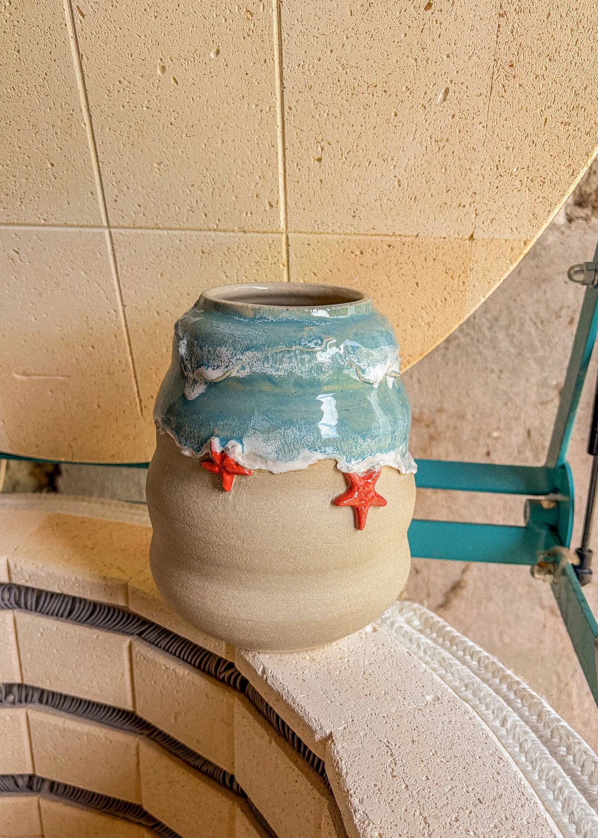 Grand vase – Étoiles de mer