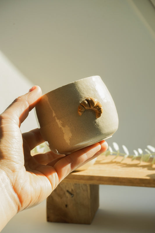 Tasse expresso croissant