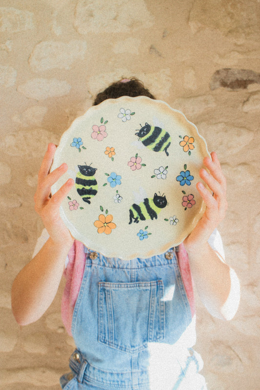 Grande assiette - CHAT'BEILLES