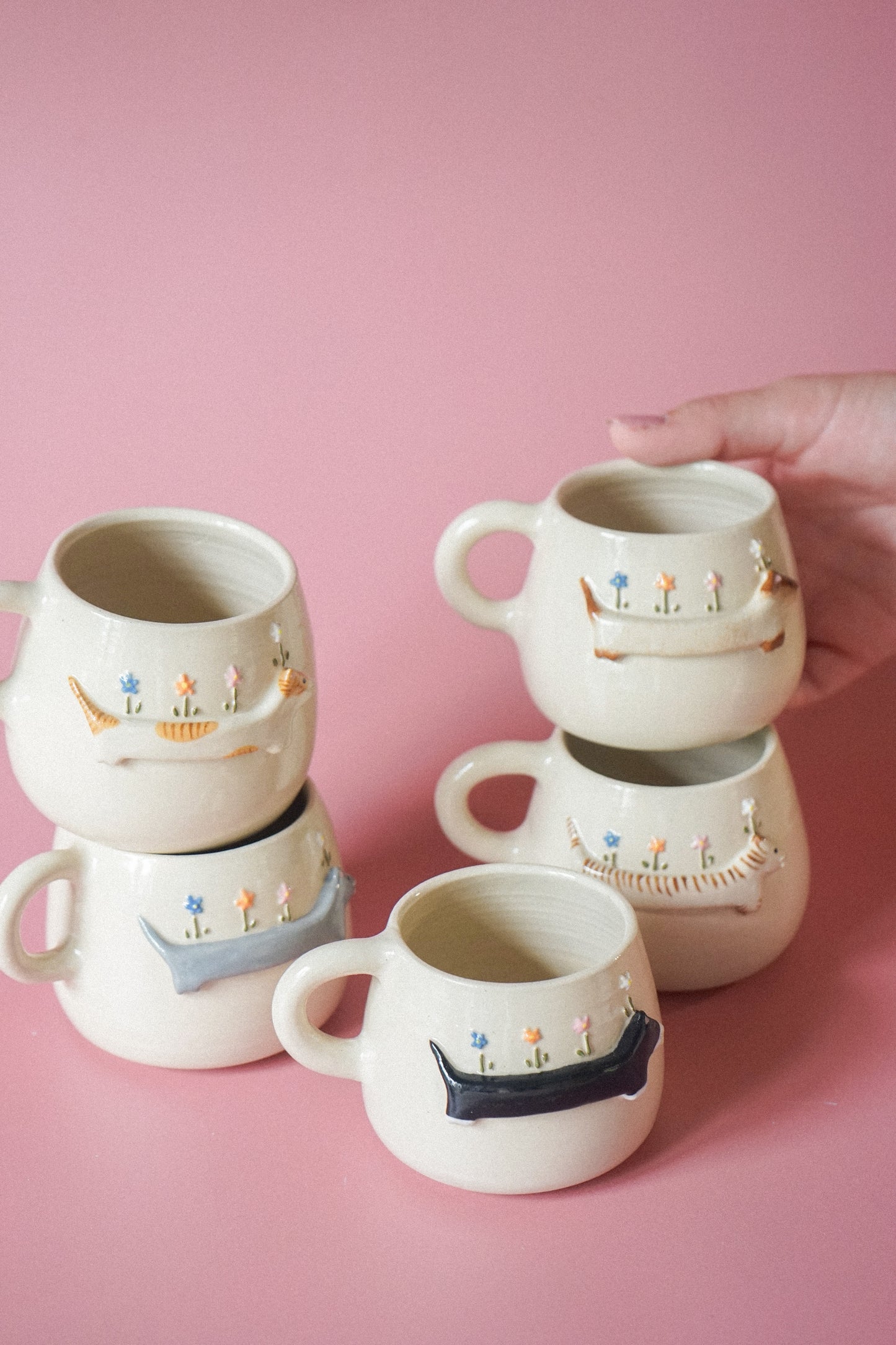 Tasse - chat printanier