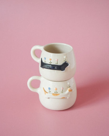 Tasse - chat printanier