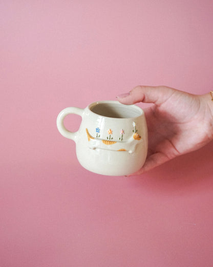 Tasse - chat printanier