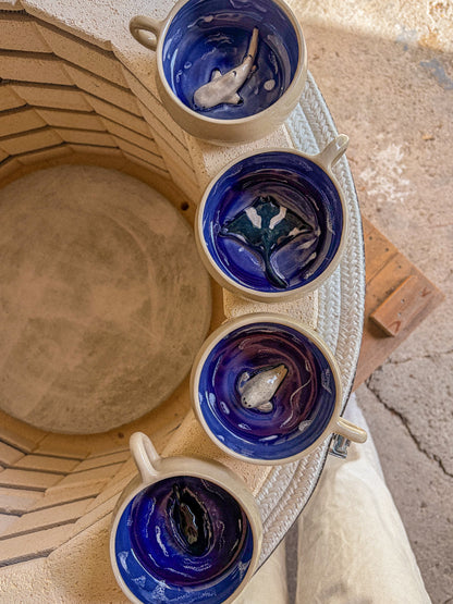 Tasse Océan bleu marine - Phoque