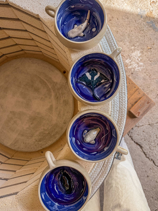 Tasse Océan bleu marine - Phoque