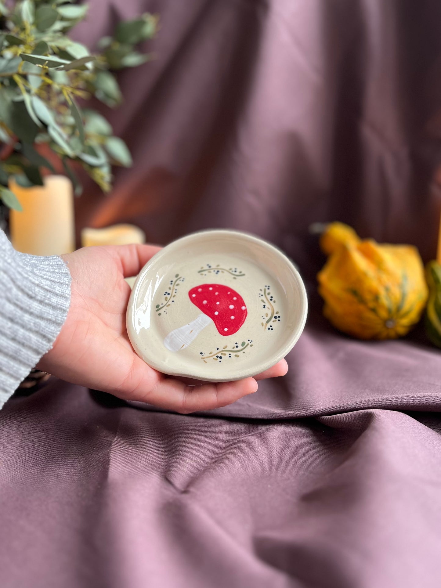 Repose cuillère champignon