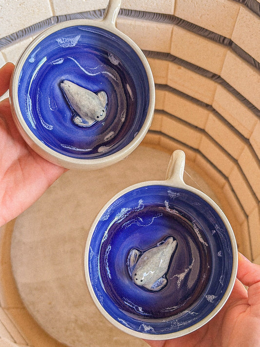 Tasse Océan bleu marine - Phoque