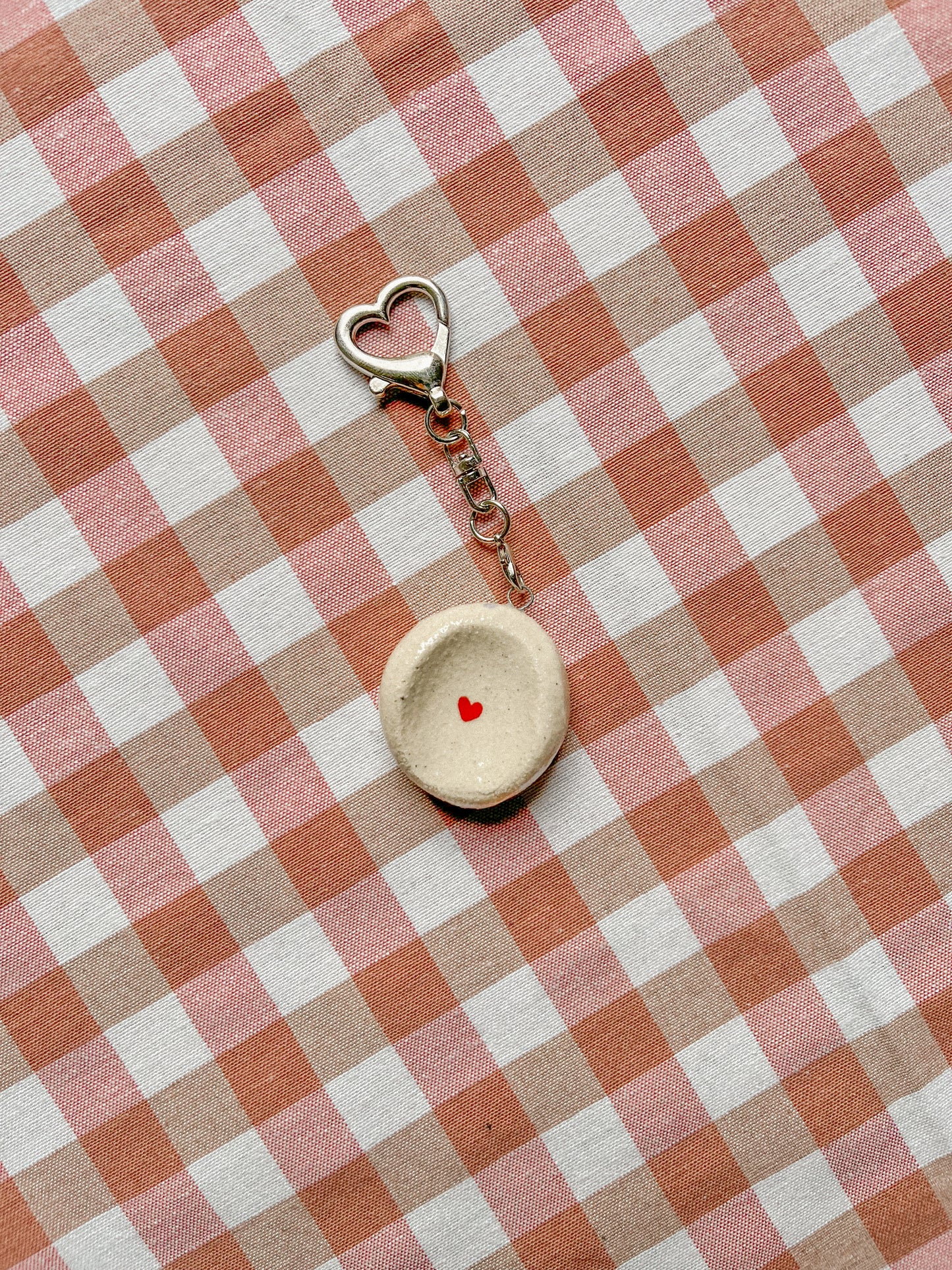 Worry Stone - coeur porte-clés